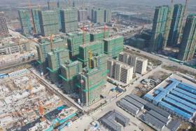 航拍！滨海新区这家楼盘工程新进度曝光，快看你家已建到…