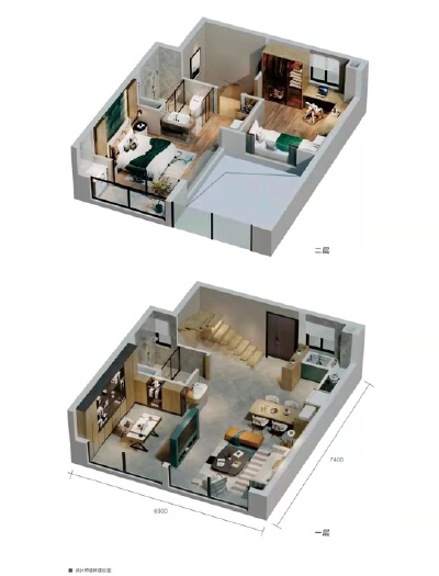 出售鸿顺公寓2室1厅1卫25万30m²使用面积50平