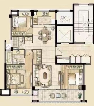 (安阳)华瑞豪庭3室2厅2卫168万118m²出售